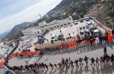 La manifestazione Giiù le mani dall'Ogliastra a difesa dell'ospedale