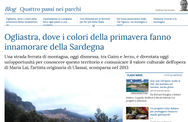 la stampa, articolo ogliastra