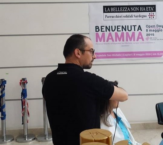 Luca al lavoro al Brotzu