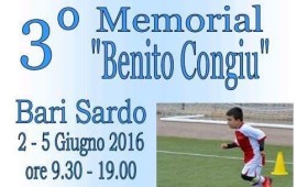 memorial Benito Congiu, locandina