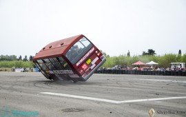 Drift Airlines Motor Show LA GALLERY evento stuntman guinnes world record ogliastra tortolì aeroporto basaura pullman su due ruote