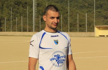 Daniele Salerno con la maglia della Baunese.