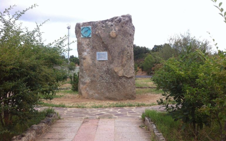 Il monumento che ricorda Giacomo Mameli