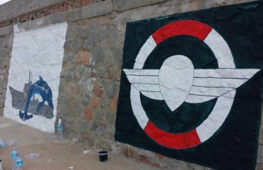 Murales, porto di Arbatax