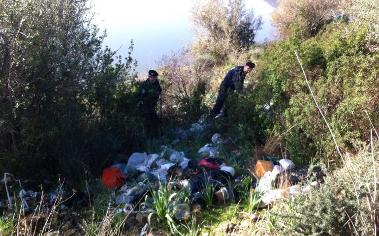 Villagrande, rinvenuta discarica abusiva nei pressi della diga