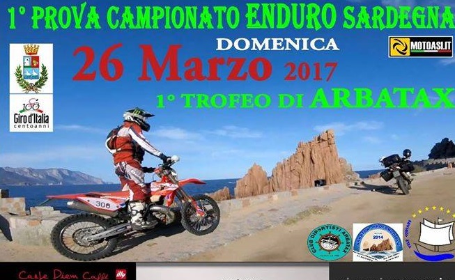 Arbatax scelta per la prima gara di campionato enduro ASI Sardegna 2017