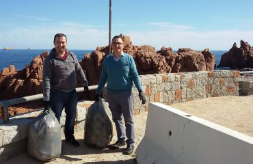 Marras e Cattari alla giornata ecologica ( foto A.Useli)