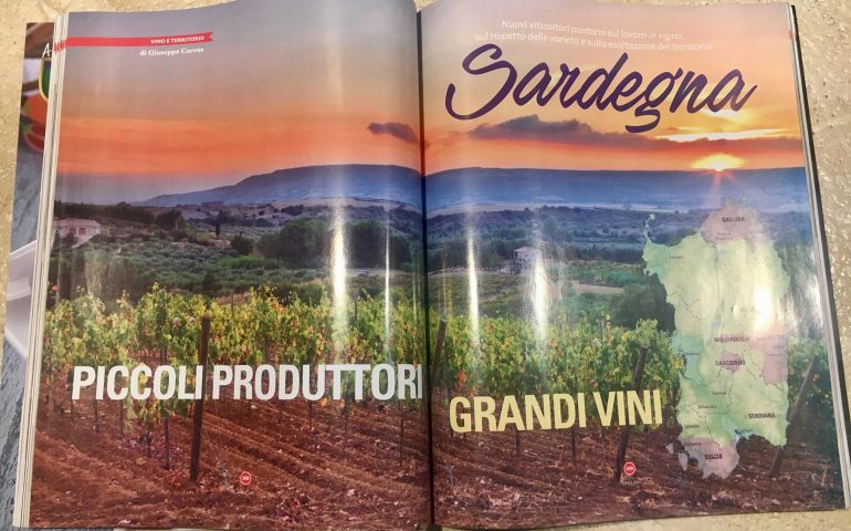 Il vino d’Ogliastra protagonista del numero del Gambero Rosso di aprile