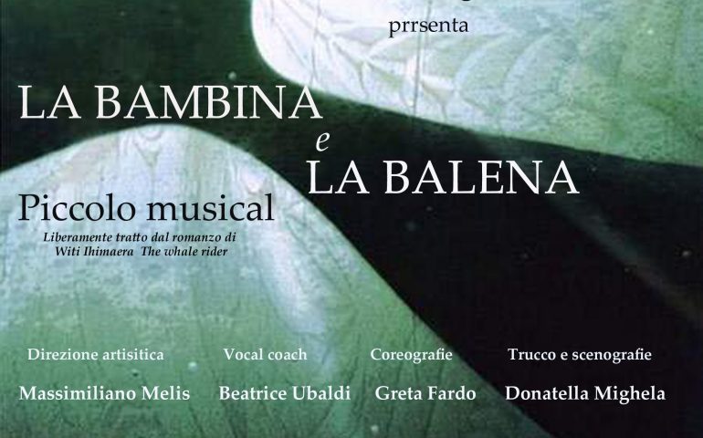 “La bambina e la balena”, lo spettacolo dei piccoli performers dell’Accademia del Musical tortoliese