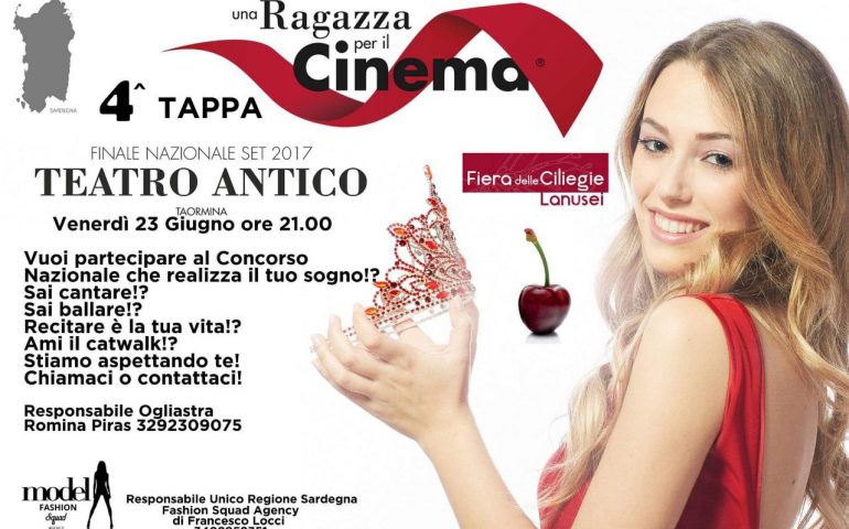 Lanusei, aperte le iscrizioni al concorso “una Ragazza per il Cinema”