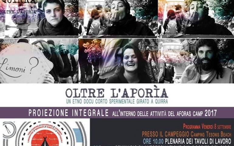Tertenia, proiezione del cortometraggio sperimentale “Oltre l’aporìa”