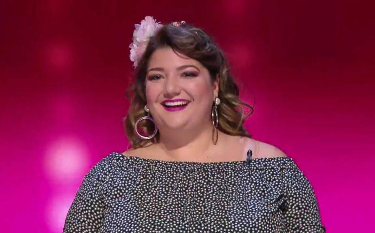 Valentina Malizia durante le riprese di Take Me Out