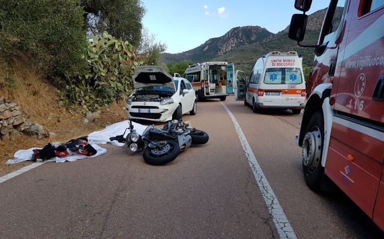 Tragedia sulle strade ogliastrine, muore centauro tedesco