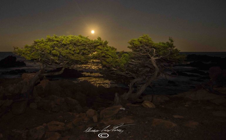 Le foto dei lettori. L’Ogliastra illuminata dalla luna