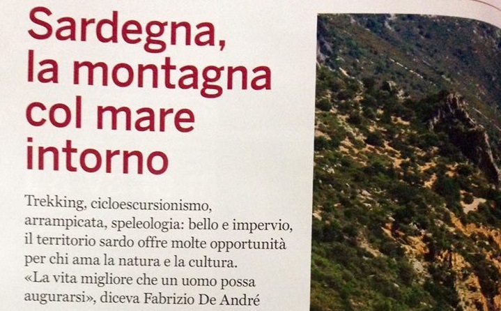 “Sardegna, la montagna col mare intorno”. Baunei sulla rivista del Club Alpino Italiano di ottobre