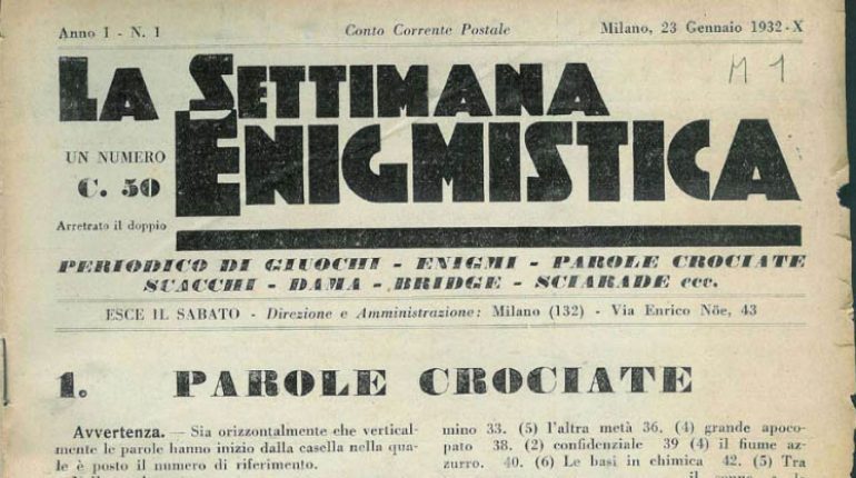 Lo sapevate? La più famosa rivista di enigmistica fu creata da un sardo