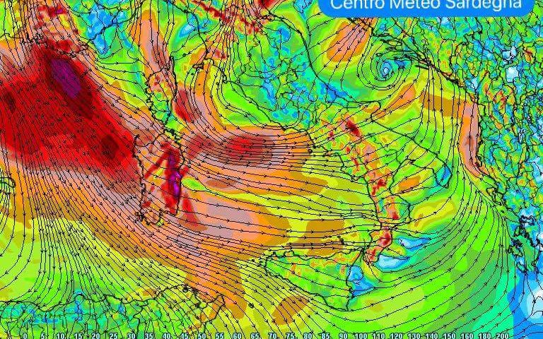 Meteo, ondata di vento e freddo in arrivo anche sull’Ogliastra