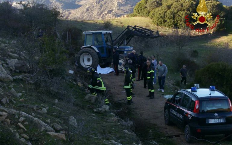 Tragedia a Silius: agricoltore di 66 anni muore travolto dal trattore