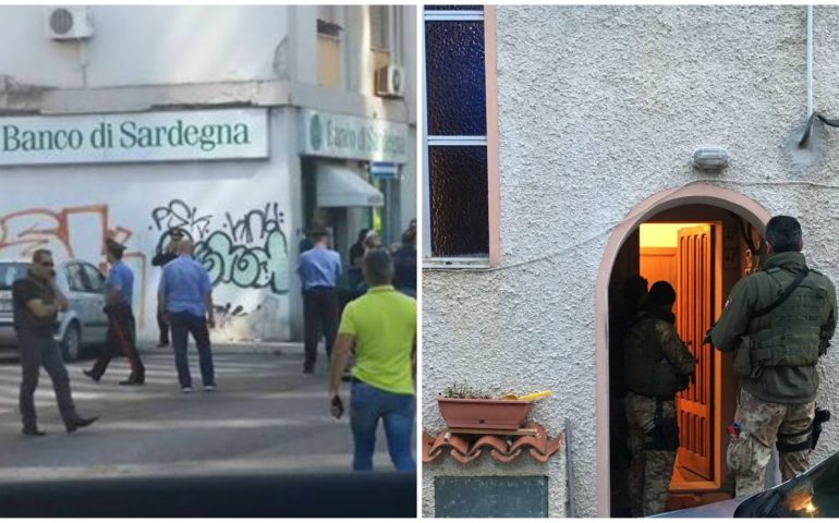 Tentata rapina a mano armata al Banco di Sardegna vestiti da carabinieri: individuate 3 persone