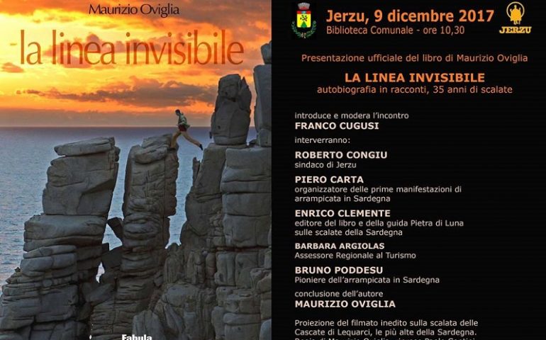 Jerzu, presentazione del libro “La linea invisibile” di Maurizio Oviglia, il 9 dicembre