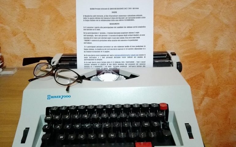 Concorso letterario “Il Gioco dei Racconti”, iscrizioni aperte fino al 15 febbraio