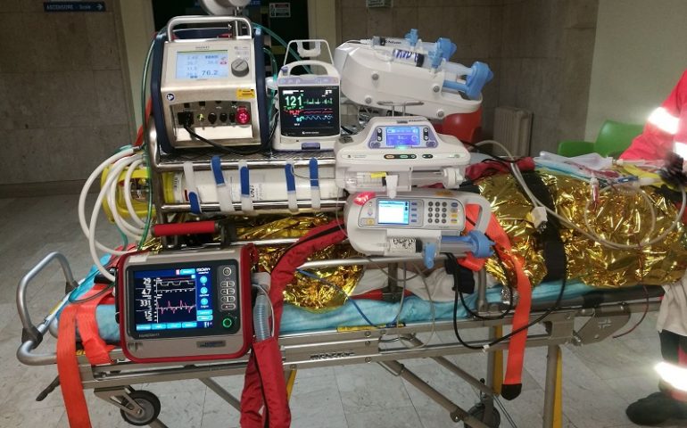“Missione” Ecmo mobile, salvata la vita di un paziente trasportato da Lanusei a Sassari