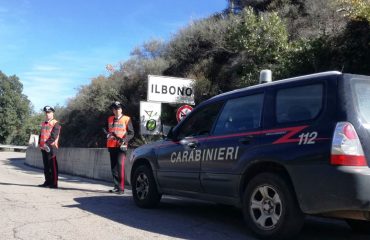 Carabinieri Ilbono, incidente motociclista