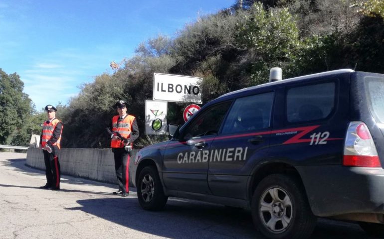 Carabinieri Ilbono, incidente motociclista