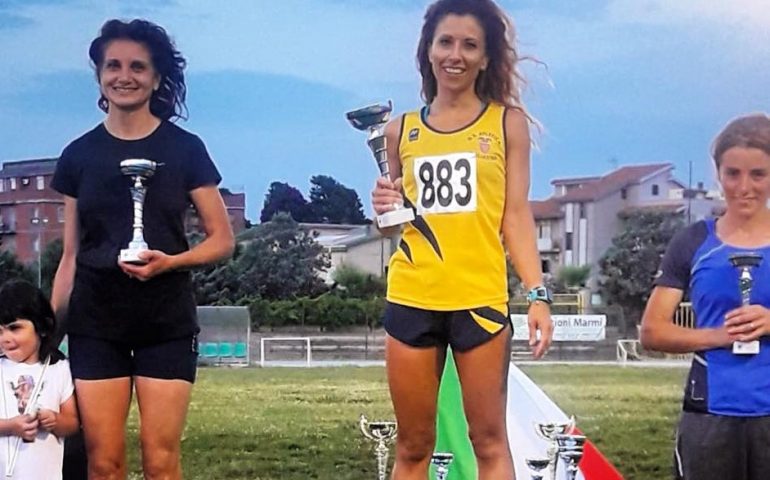 La runner tortoliese Maena Delrio oro a Selargius nei 5000
