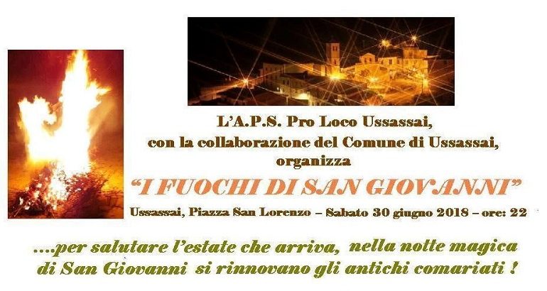 Ussassai,  “I Fuochi di San Giovanni”  evento rinviato al 30 giugno