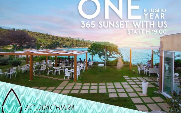 “365 sunset with us”, tra drink e musica domenica l’Acqua Chiara di Porto Frailis festeggerà un anno di attività