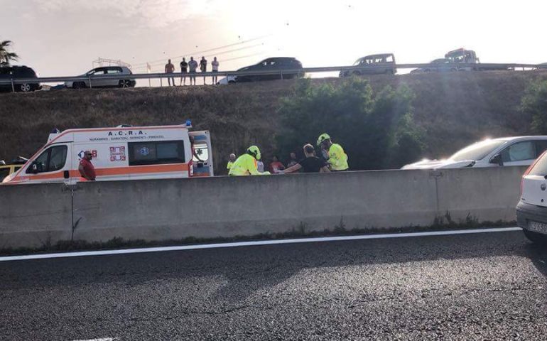Gravissimo incidente sulla Carlo Felice all’altezza di Sestu: l’elicottero atterra sulla 131 (VIDEO)