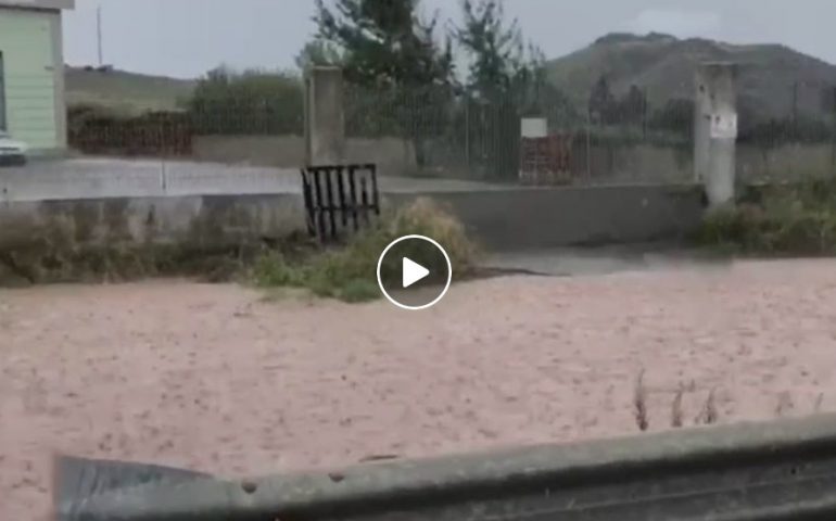 Monastir: piove e si allaga la 131. Il VIDEO della statale ricoperta d’acqua