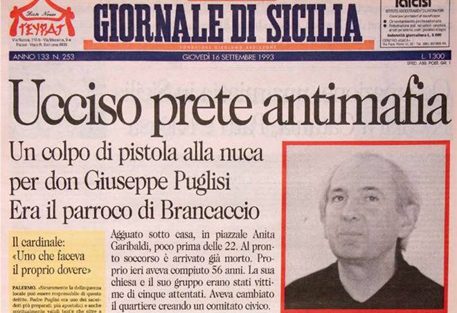 Accadde Oggi. 15 settembre 1993: don Pino Puglisi veniva assassinato. È stato il primo martire della Chiesa ucciso dalla mafia