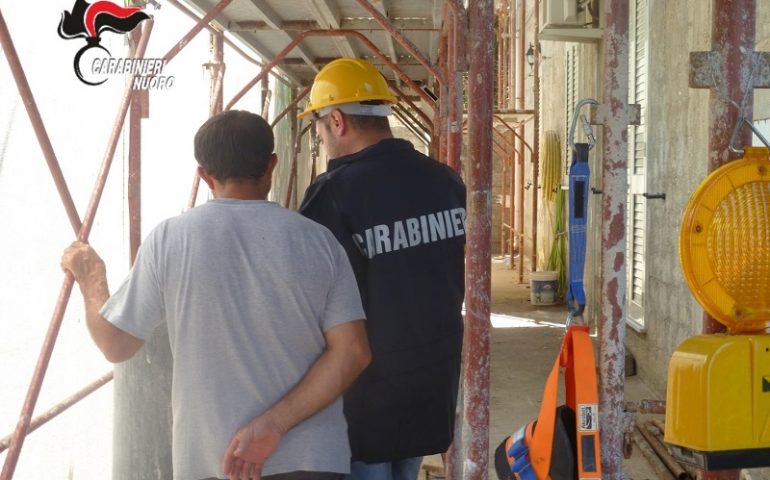Provincia di Nuoro, controlli a raffica nei cantieri. Irregolarità, lavoro nero e violazione norme di sicurezza