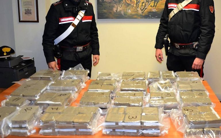 Cagliari, fermato per un semplice controllo, gli trovano 90 chili di hashish nel bagagliaio