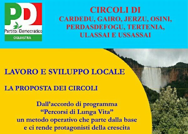 PD Ogliastra, lunedì i circoli riuniti a Cardedu per parlare di “Percorsi di lunga vita”