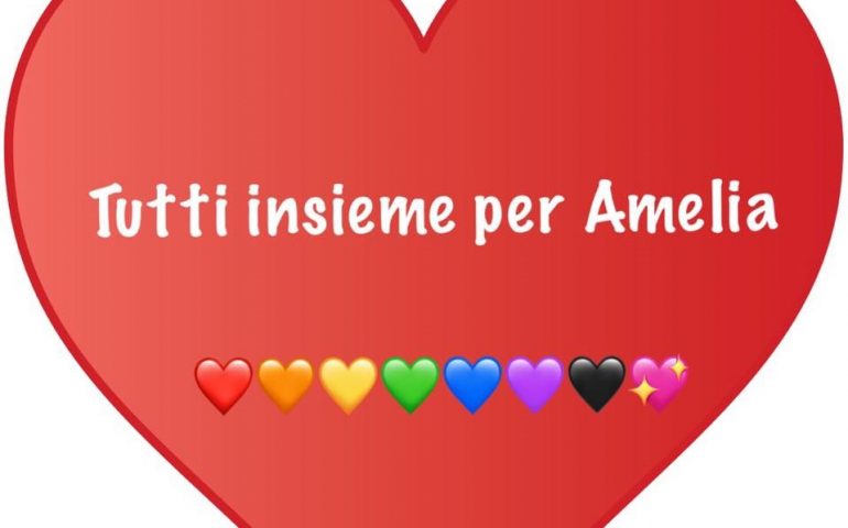 La piccola Amelia Sorrentino non ce l’ha fatta. I cuori per lei ora voleranno in cielo