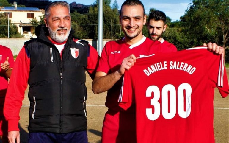 Le 300 reti del bomber ogliastrino Daniele Salerno