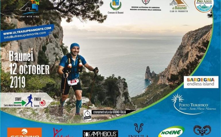 Buone nuove per lo sport in Ogliastra: confermato l’Ultratrail Supramonte a Baunei