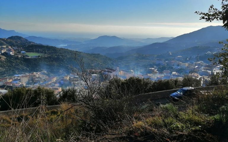 Le foto dei lettori. Villagrande vista dall’alto in uno scatto di Riccardo Floris