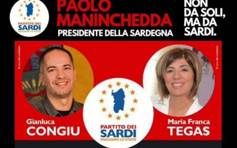 “Non da soli, ma da sardi”: domani la presentazione dei candidati del Partito dei Sardi a Lotzorai