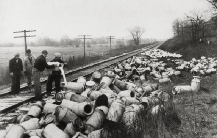 La protesta dei bidoni di latte rovesciati a terra? Nel 1933 lo fecero anche negli Stati Uniti