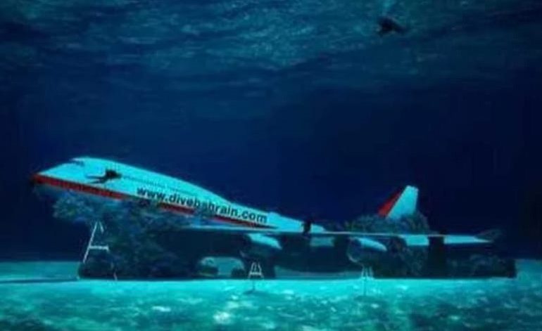 Tutto pronto per il più grande parco marino del mondo: sott’acqua, anche un Boeing di 70 metri