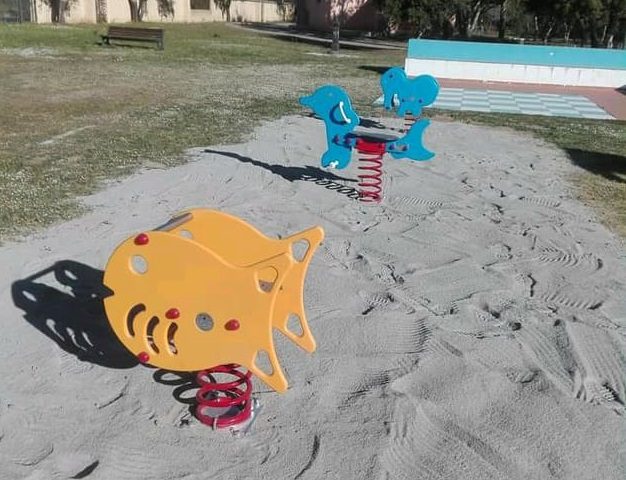 La fotonotizia. Al Parco La Sughereta di Tortolì nuovi giochi per i bimbi