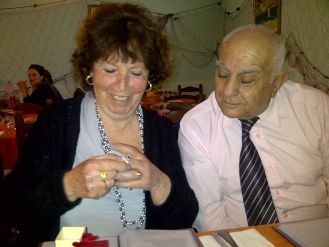Tortolì, Aniello Gesualdi e la moglie Maria festeggiano 55 anni di matrimonio