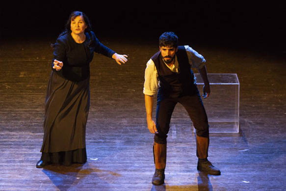 Tappa in Ogliastra per Theandric Teatro Nonviolento: stasera al Tonio Dei “La vedova scalza”
