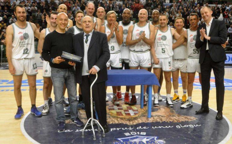 La Dinamo piange l’avvocato originario di Lanusei Dino Milia, storico presidente per 33 anni dalla C all’A2