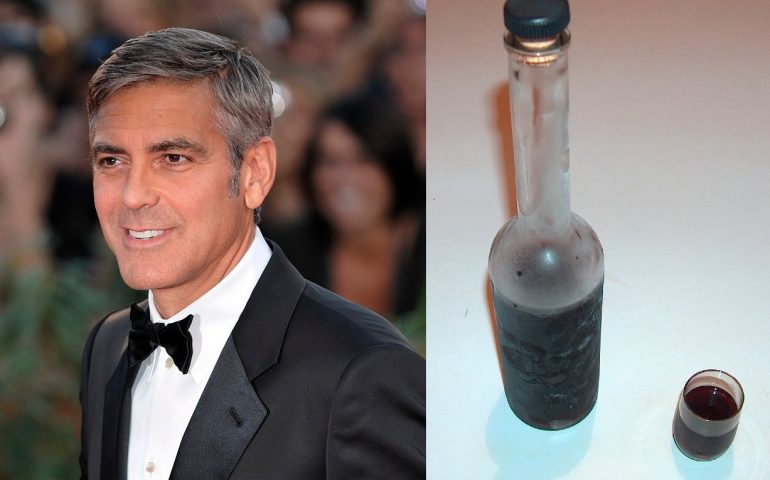 George Clooney a Oggi: “Adoro il carasau. Il mirto? Lo bevo da 20 anni, mi fa ringiovanire!”