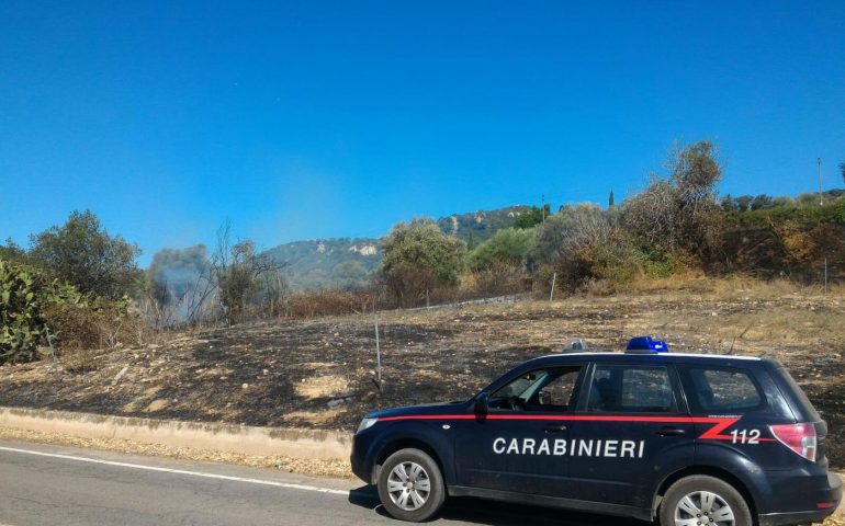 Bari Sardo, incendio in località S’Orciada: un ettaro di macchia mediterranea distrutto